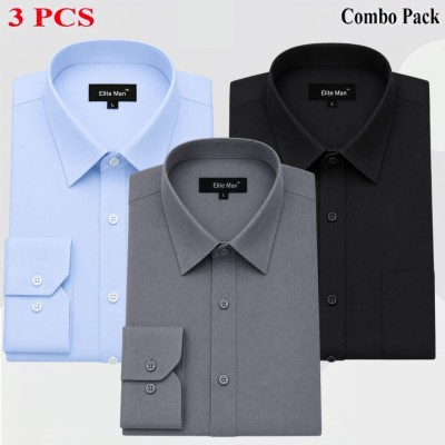 3 Pics Premium Quality Formal Shirt For Man