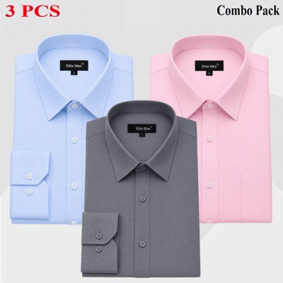 3 Pics Premium Quality Formal Shirt For Man