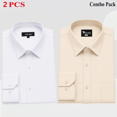 2 Pics Premium Quality Formal Shirt For Man