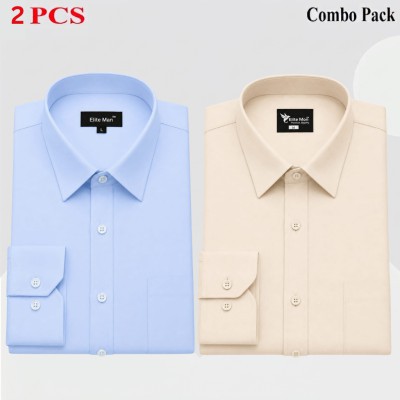 2 Pics Premium Quality Formal Shirt For Man