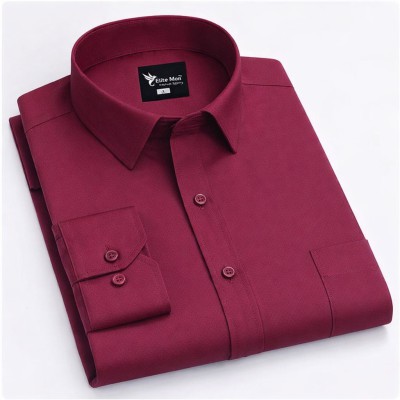 Premium Quality Formal Shirt - Maroon.
