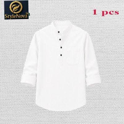 Premium Quality Full Sleeve Katua For Men's - White.